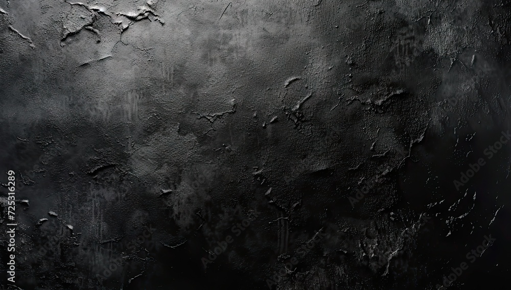 Poster modern and textured dark background featuring rough grunge surface with abstract pattern on black wa