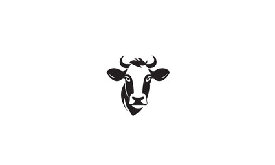 Cow vector logo design