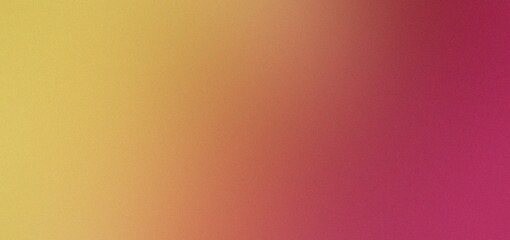 Grainy background yellow and red amaranth gradient for design, covers, advertising, templates, banners and posters