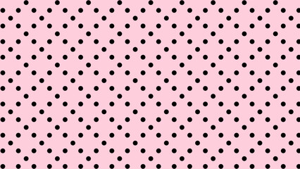 Pink abstract background with black dots