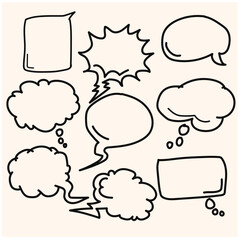 cartoony expression sign doodle, curve directional arrows, emoticon effects design elements, cartoon character emotion symbols, illustration style doodle and line art