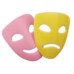 3D Mask Illustration