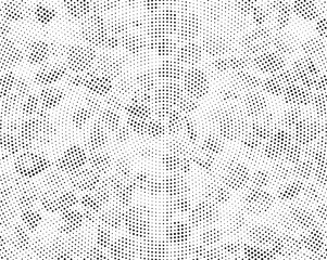 Halftone vector background. Monochrome halftone pattern. Abstract geometric dots background. Pop Art comic gradient black white texture. Design for presentation banner, poster, flyer, business card.