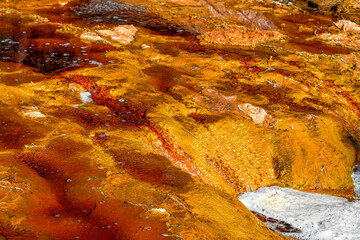 Iron Sulfate Patterns in the Waters of Rio Tinto