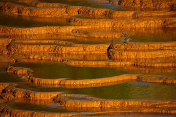 Iron Sulfate Patterns in the Waters of Rio Tinto