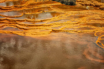 Terraced Mineral Pools of Rio Tinto