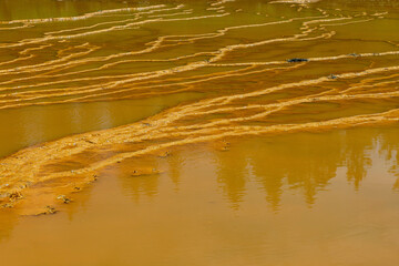 Rio Tinto River Patterns in Huelva, Spain