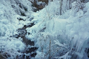 あしがくぼの氷柱