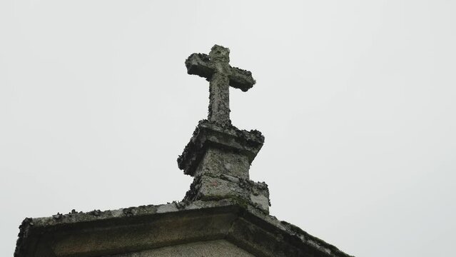 Espigueiro Cross Detail, Lindoso, Portugal
