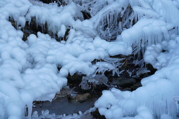 あしがくぼの氷柱