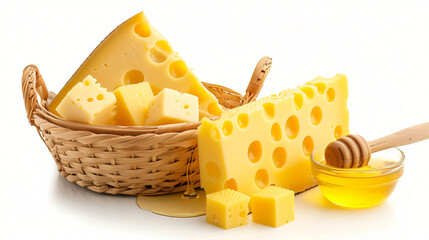 Yellow Maasdam cheese