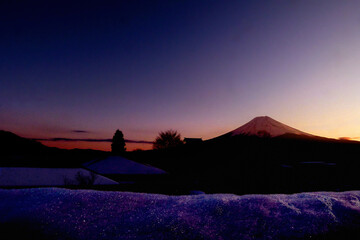 富士の夕景



