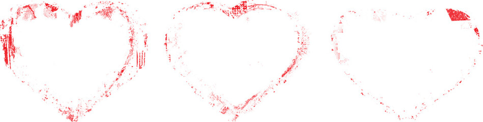 Glitch distorted heart shape . Minimal art design . Noise destroyed heart logo . Trendy defect error shapes . Glitched frame .Broken effect . Grunge texture . Distress effect .vector