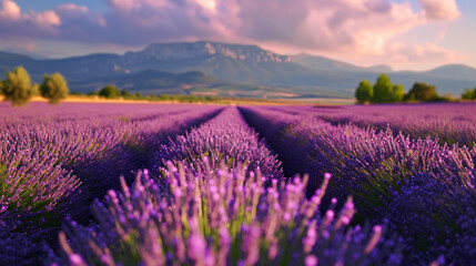 Lavender field. 