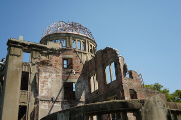 Atomic Bomb Dome is part of the Hiroshima Peace Memorial Park in Hiroshima, Japan.