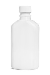 White bottle isolated