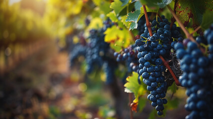 Wine garden. Grape, 