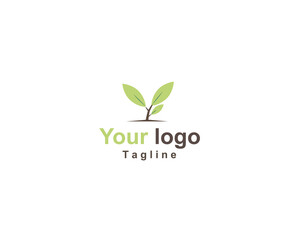 illustration vector graphic of eco friendly logo design