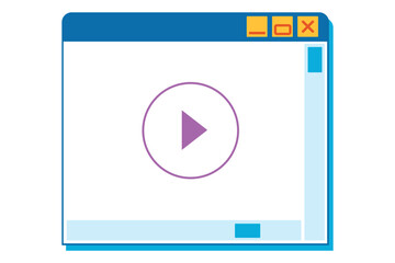 Video Frame Sticker Template Design