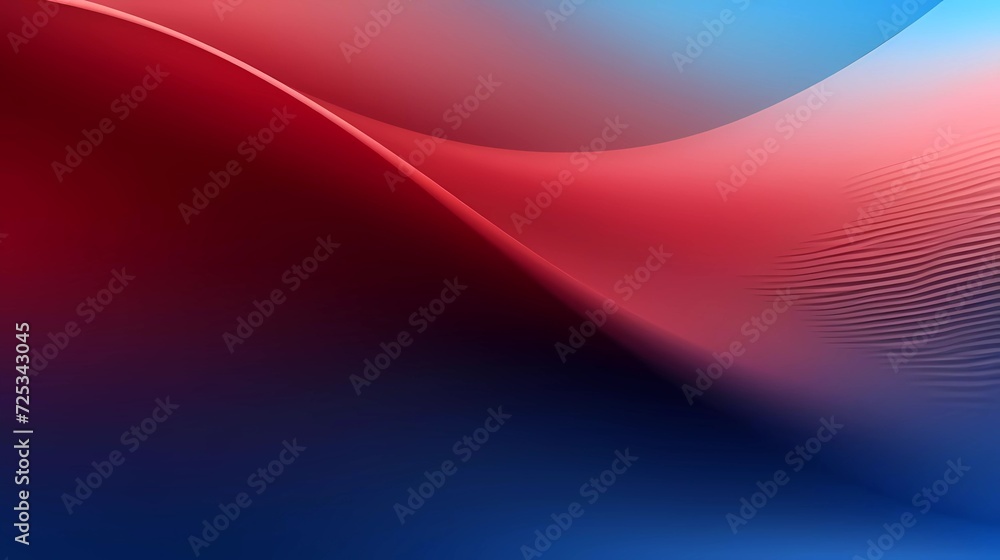 Poster abstract background. blue and red gradient with grain effect. generative ai