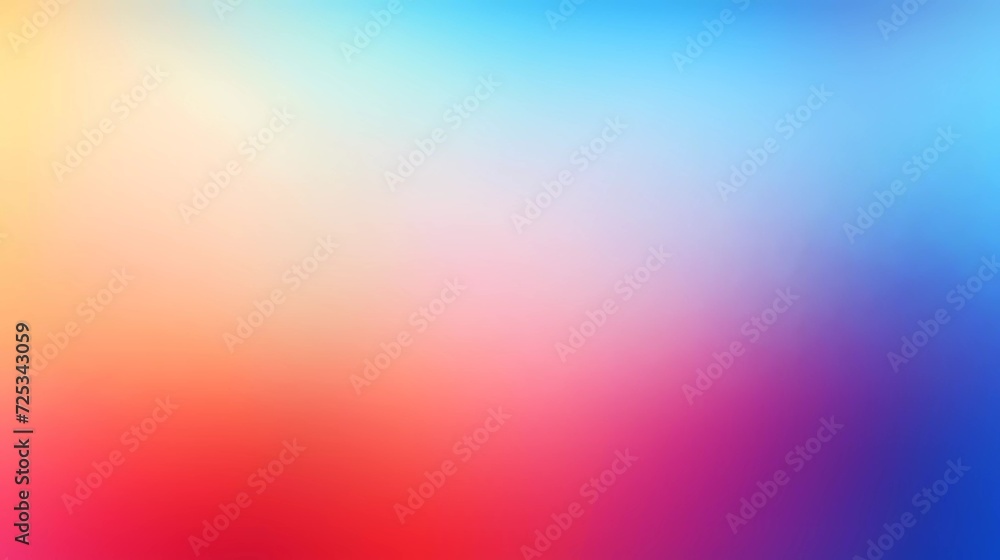 Aufkleber colorful blurred gradient with granular noise effect background. generative ai