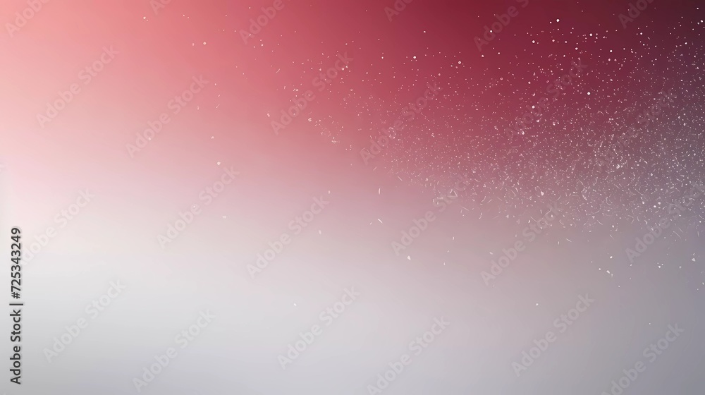 Poster blurred gradient silver and dark red color gradient, with granular noise effect background. generati