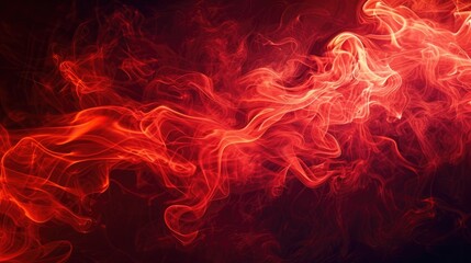 Red smoke abstract. Generative AI