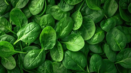 Fototapeta na wymiar Spinach leaves isolated. Generative AI