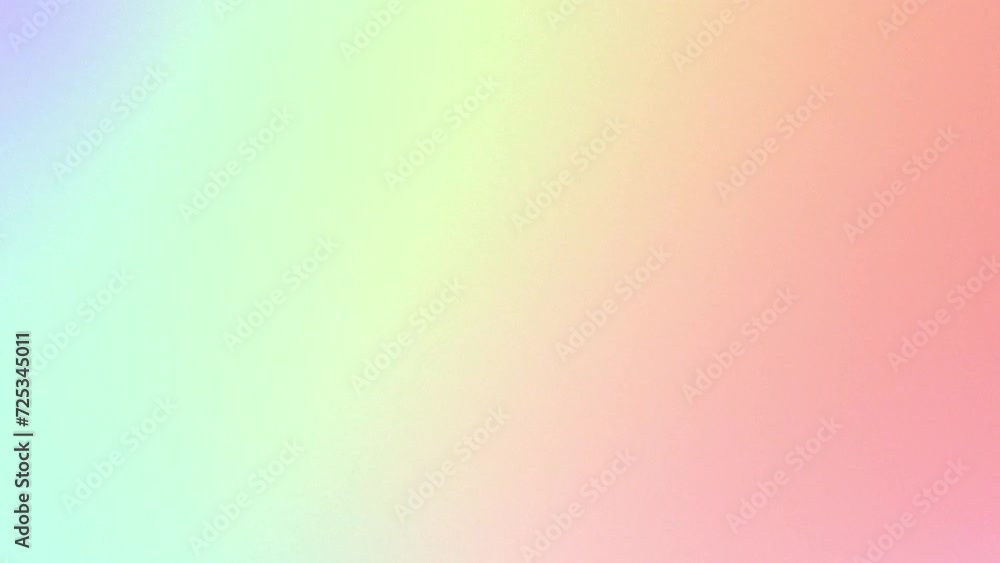 Poster Pastel color changing gradient soft animation backgorund, with grain texture