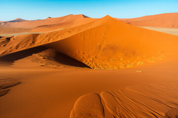 Fototapeta na wymiar sand dunes in Namibia