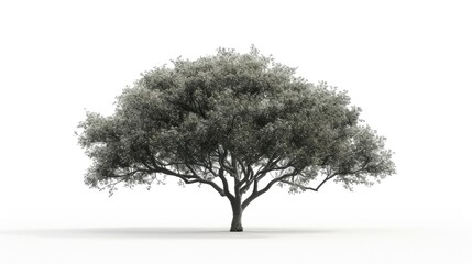 Tree isolated. Generative AI