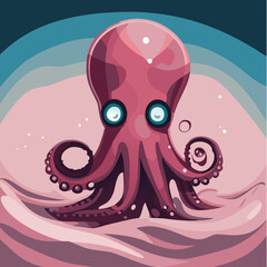 Sea world VECTOR octopus fish sea life 