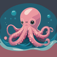 Sea world VECTOR octopus fish sea life 