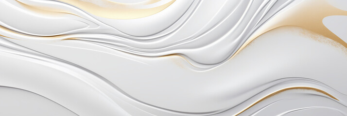 white background with soft texture decorated with Shiny golden lines. white gold luxury background 