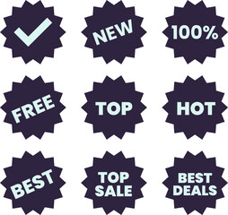 set of sale labels