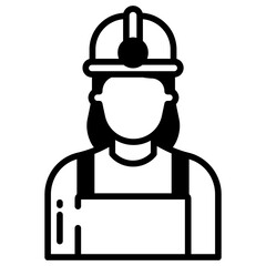 Obraz premium Man glyph and line vector illustration