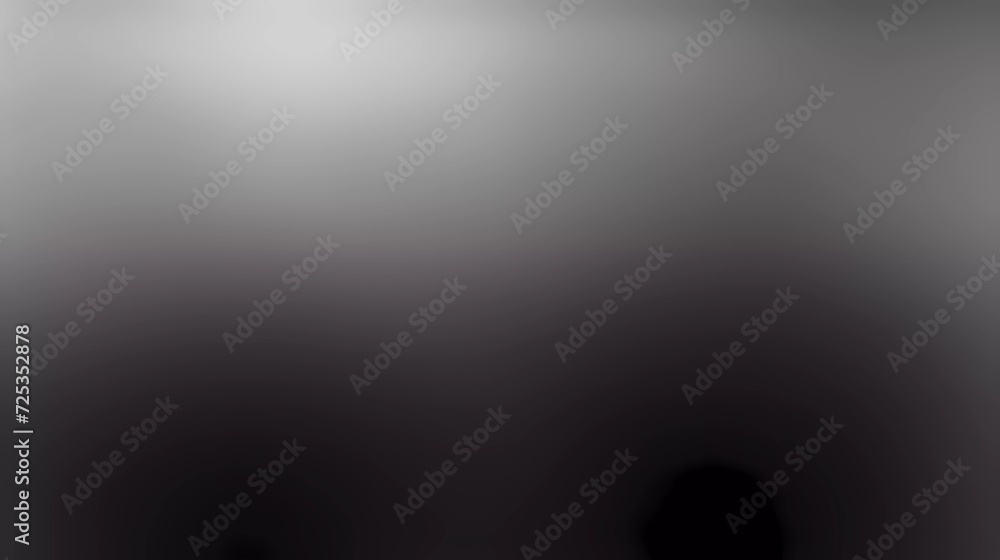 Aufkleber blurred gradient black and silver color gradation, with noise effect abstract background. generative
