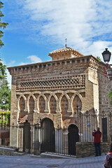 Fototapeta na wymiar Toledo, la ex Moschea del Cristo della Luce - Spagna