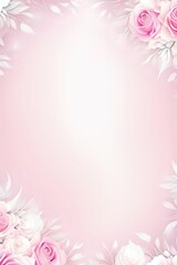 A pink watercolor with silver, Social media Luxury covers, Card template, card template, minimalistic background, design, illustration, card, Instgram, Tiktok, Facebook, Twitter, X, Pinterest