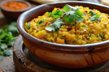 Khichdi or khichri is a dish in South Asian cuisine made of rice and lentils with numerous variations