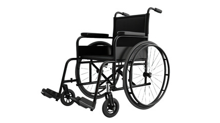 Fototapeta na wymiar wheelchair on transparent background