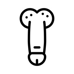 penis line icon © HacaStudio
