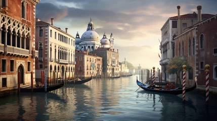 Tuinposter Venice, beautiful picture, realistic photo --ar 16:9 --v 5.2 Job ID: 1c1f3e69-96cf-47ee-8487-ec527facc84f © Marvin