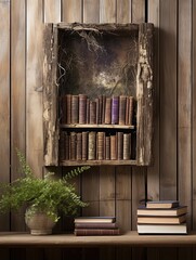 Rustic Wall Decor: Classic Literature Cover Art - Aged Book Art Collection