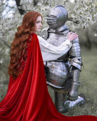 The story of a knight. Romantic farewell to your beloved