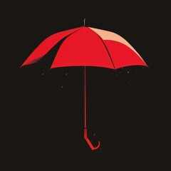 Vector Logo of Umbrella, Illustration