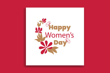 women's day social media ,women's day banner design