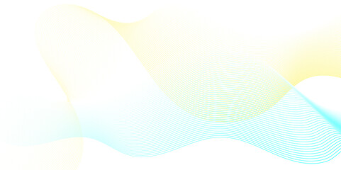 Modern abstract blue wave digital geometric Technology, data science frequency gradient lines on transparent background. Isolated on blue and white background. gray and white wavy stripes background.