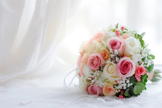 結婚式のブーケのイメージ（花束・ウェディング・結婚）
