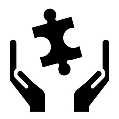 business seo, puzzle line icon. Teamwork at the idea. Signs and symbols can be used for web, logo, mobile app, UI, UX